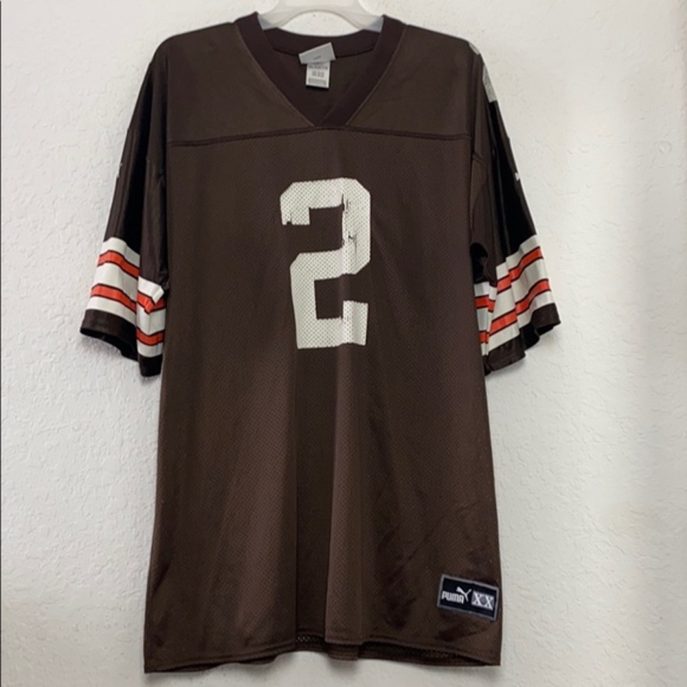 ✅Men Vtg Puma Cleveland Browns Couch Jersey XXL